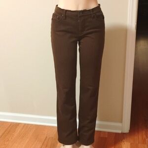 Women's Ralph Lauren Straight stretch pants Size 8  Brown 🟤